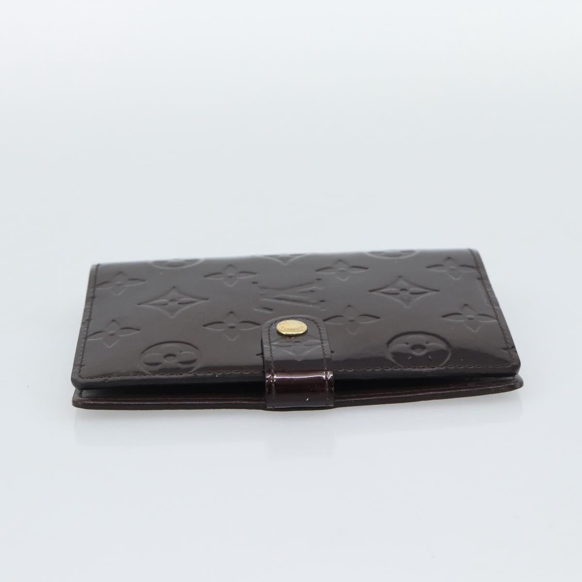 LOUIS VUITTON Monogram Vernis Agenda PM Amarante R21026 LV Auth BA14020