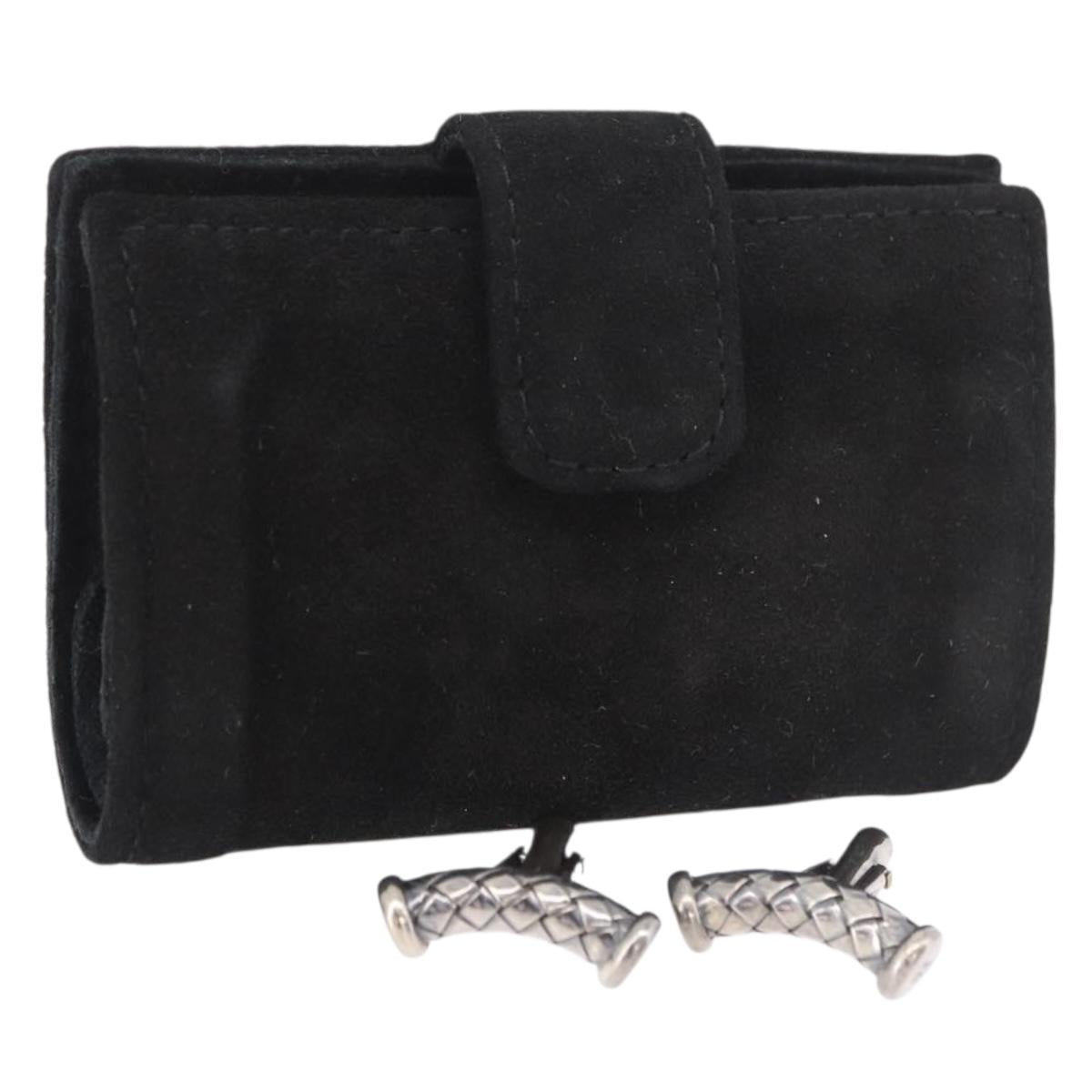 BOTTEGA VENETA INTRECCIATO Cuffs & Cuff Case Silver Ag925 Auth BA14025V