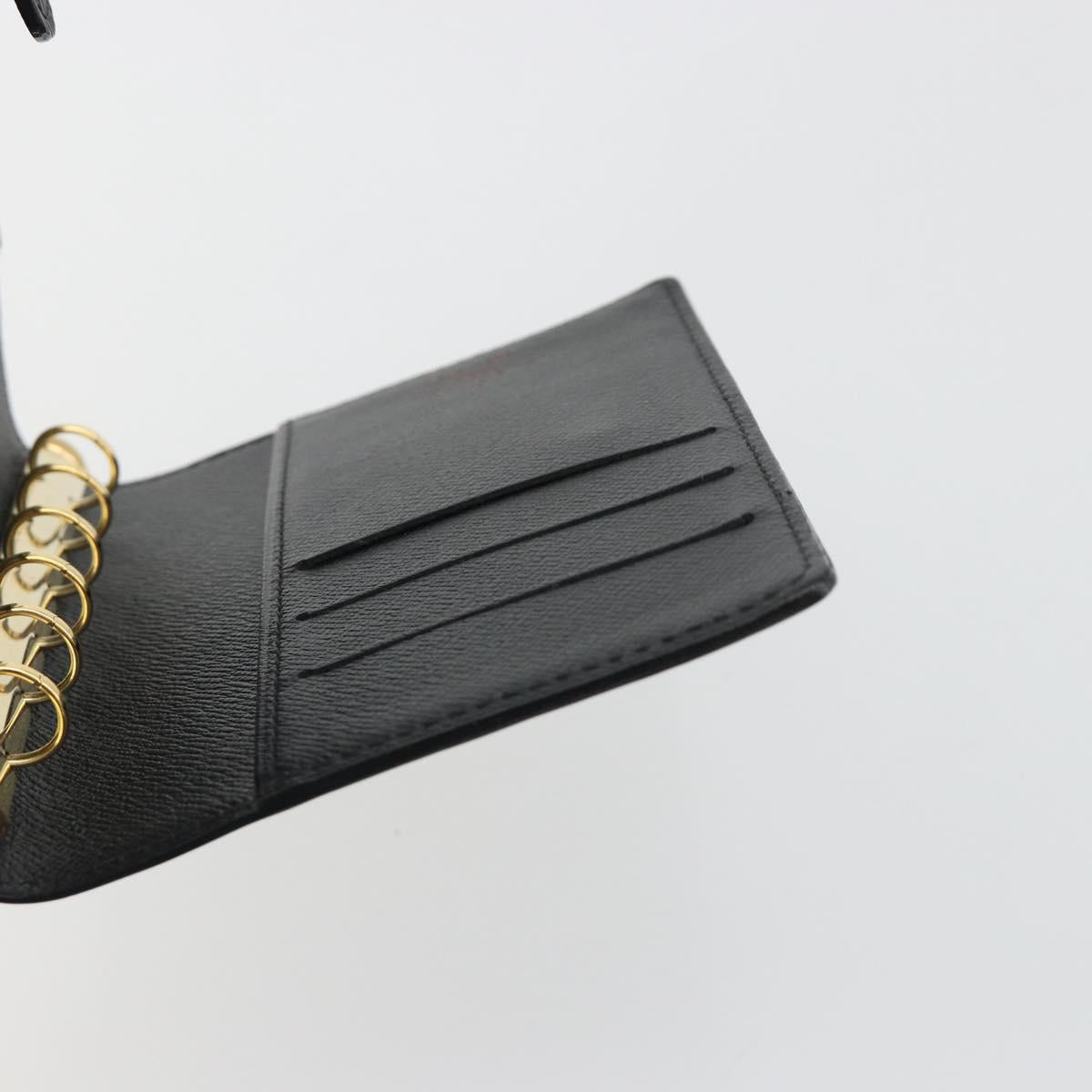 LOUIS VUITTON Epi Agenda PM Day Planner Cover Black R20052 LV Auth BA14026
