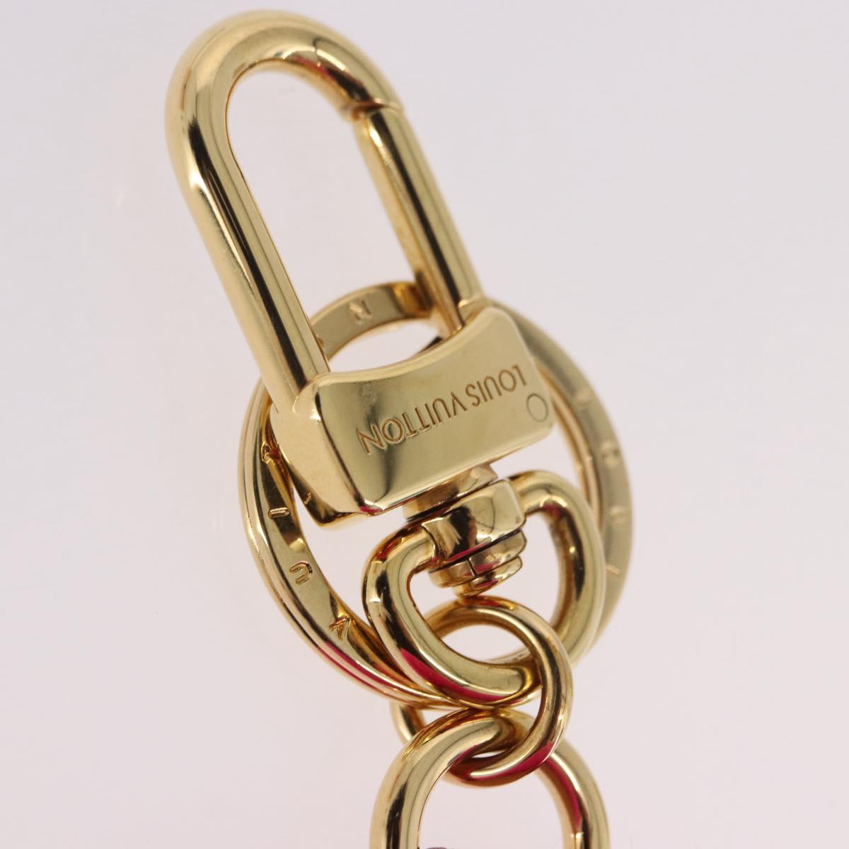 LOUIS VUITTON Vivienne Vison Christmas Key Holder Fur Pink M00870 Auth BA14035M