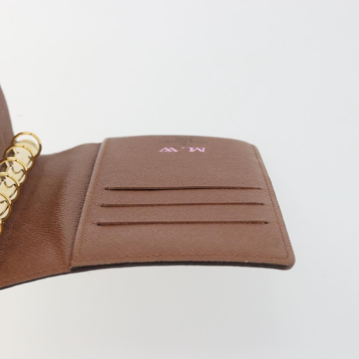 LOUIS VUITTON Monogram Agenda PM Day Planner Cover R20005 LV Auth BA14036