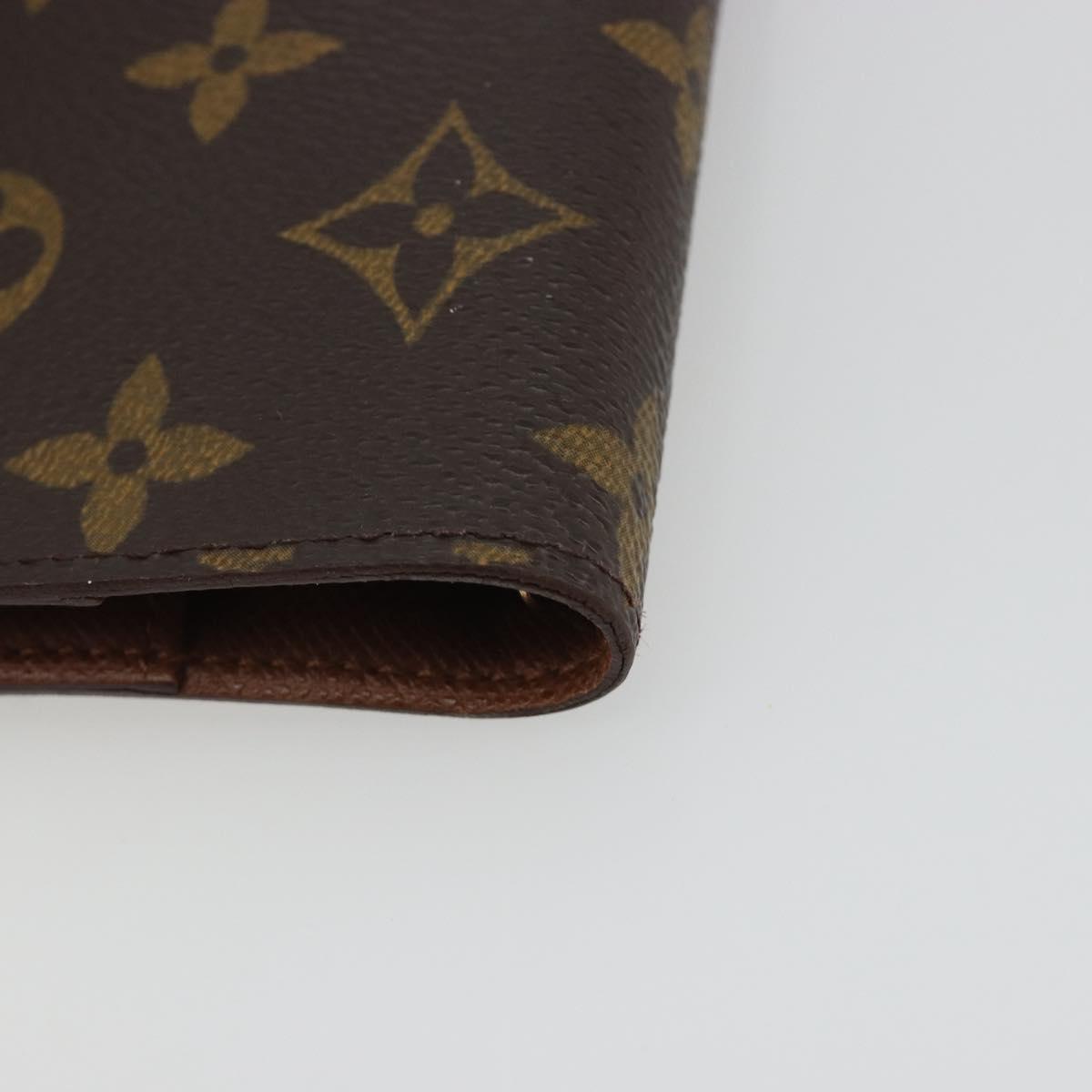 LOUIS VUITTON Monogram Agenda PM Day Planner Cover R20005 LV Auth BA14037