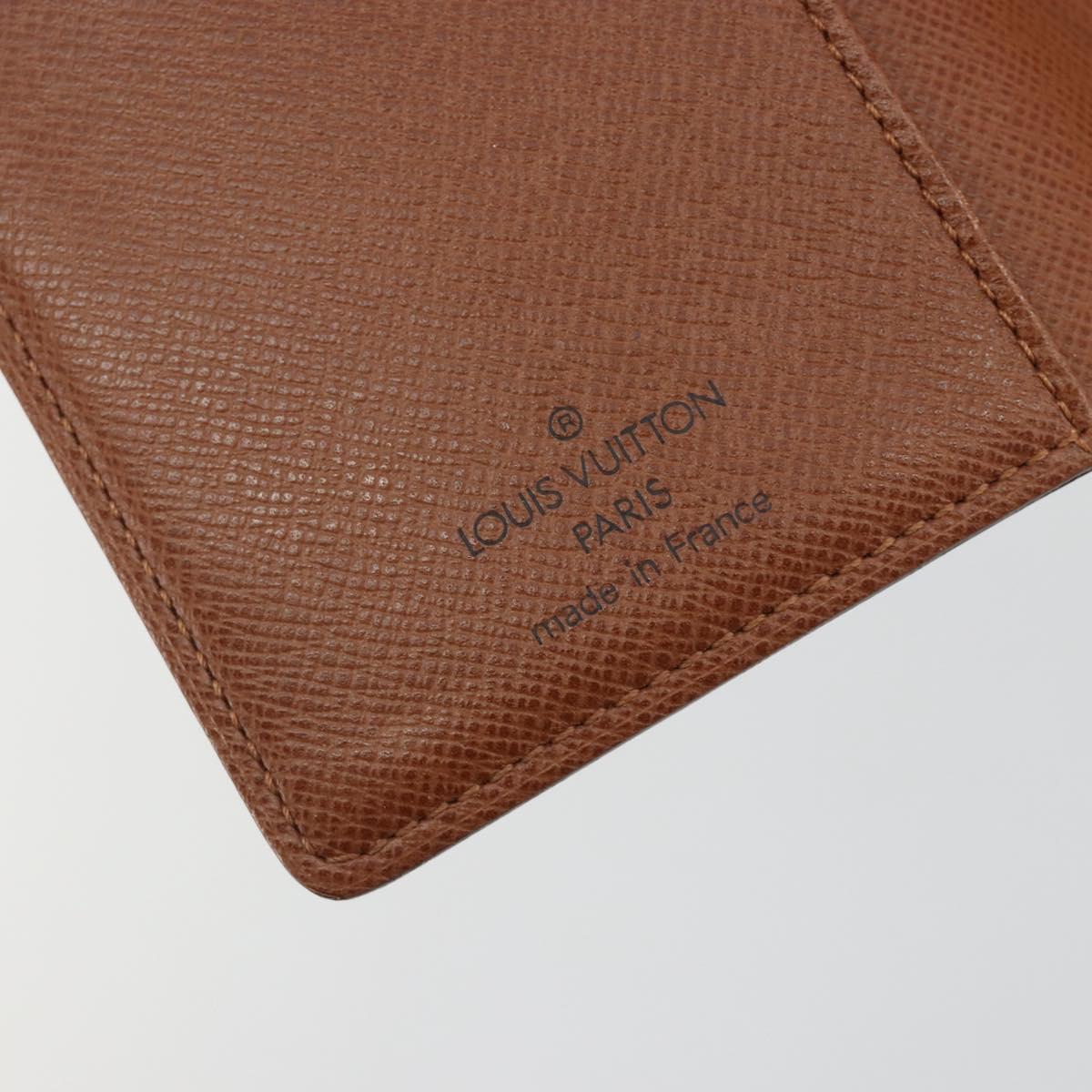 LOUIS VUITTON Monogram Agenda PM Day Planner Cover R20005 LV Auth BA14037
