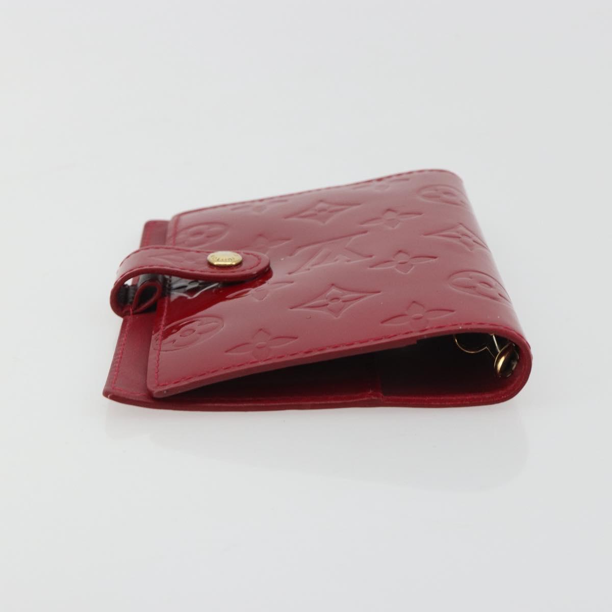 LOUIS VUITTON Vernis Agenda PM Day Planner Cover Pomdamul R21003 LV Auth BA14038