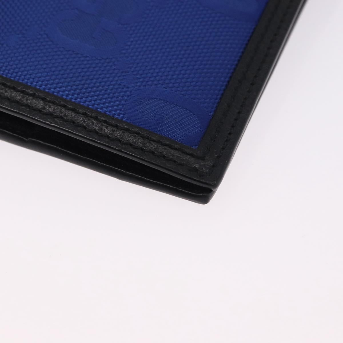 GUCCI GG Canvas Off The Grid Bifold Wallet Blue 625574 Auth BA14039M