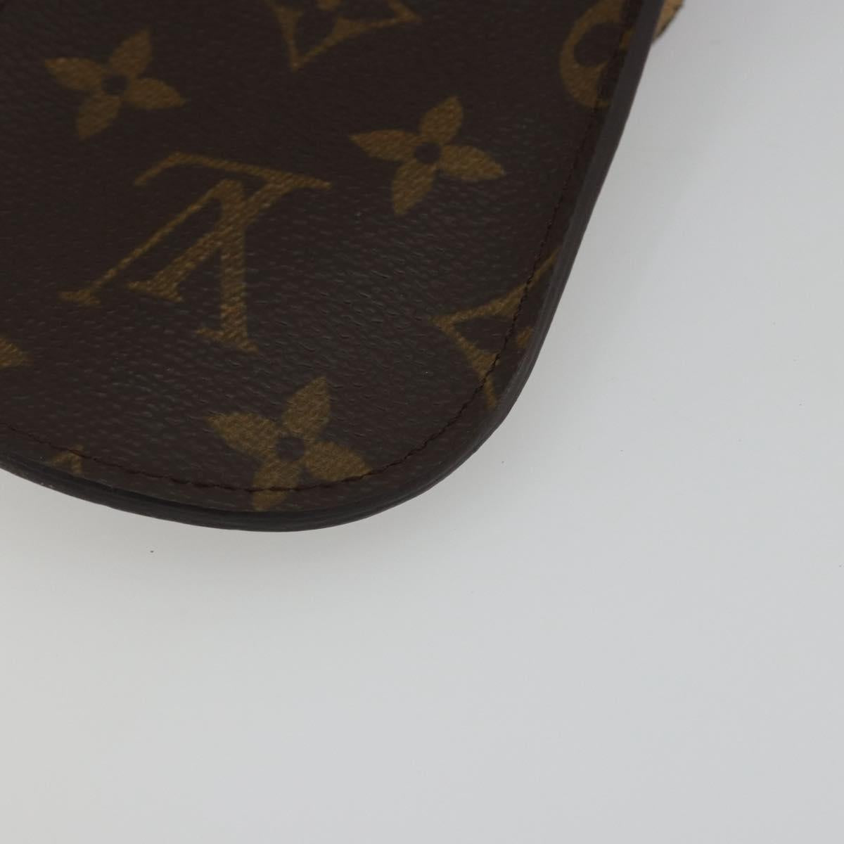 LOUIS VUITTON Monogram Etui a Lunettes Rabat Glasses Case M62970 LV Auth BA14040