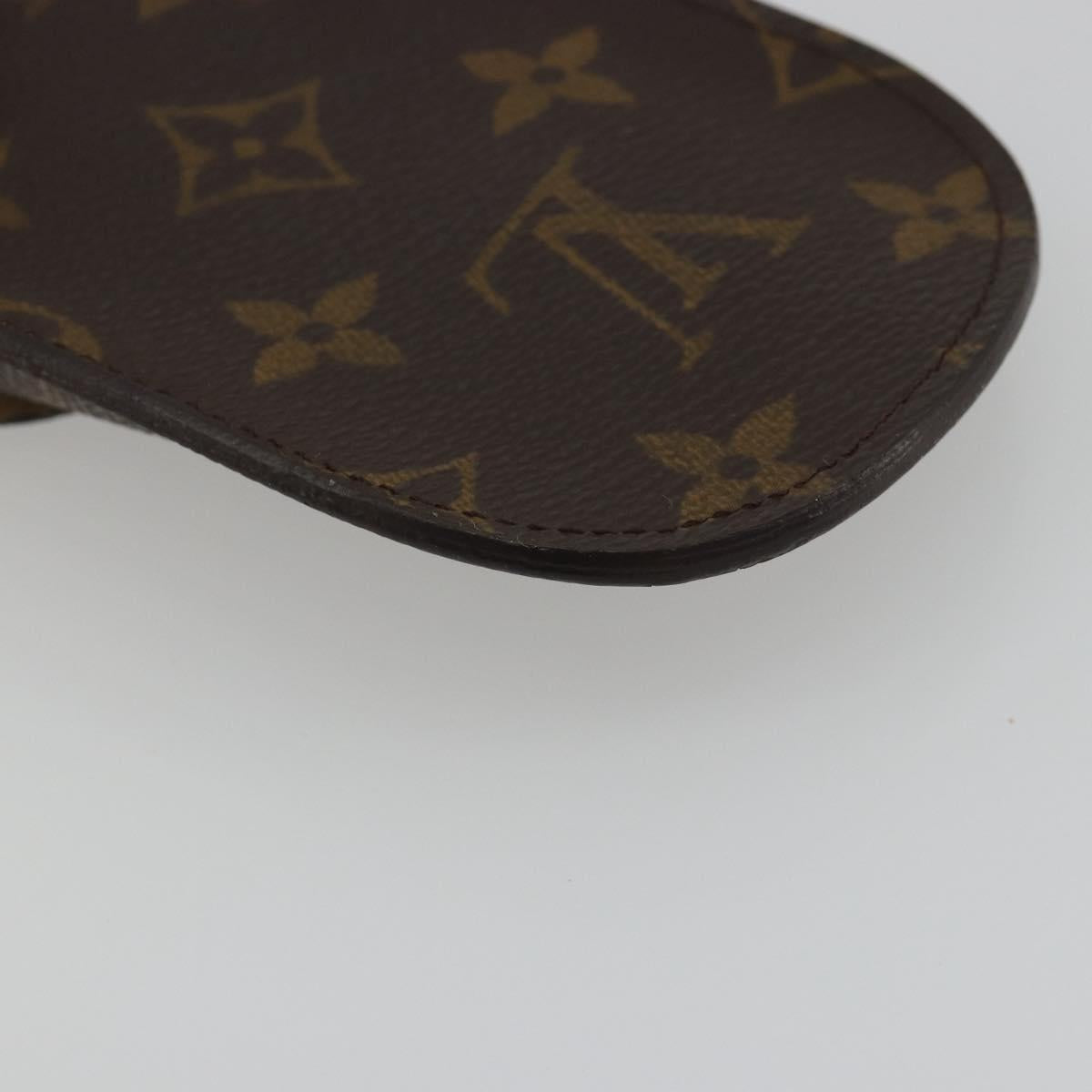 LOUIS VUITTON Monogram Etui a Lunettes Rabat Glasses Case M62970 LV Auth BA14040