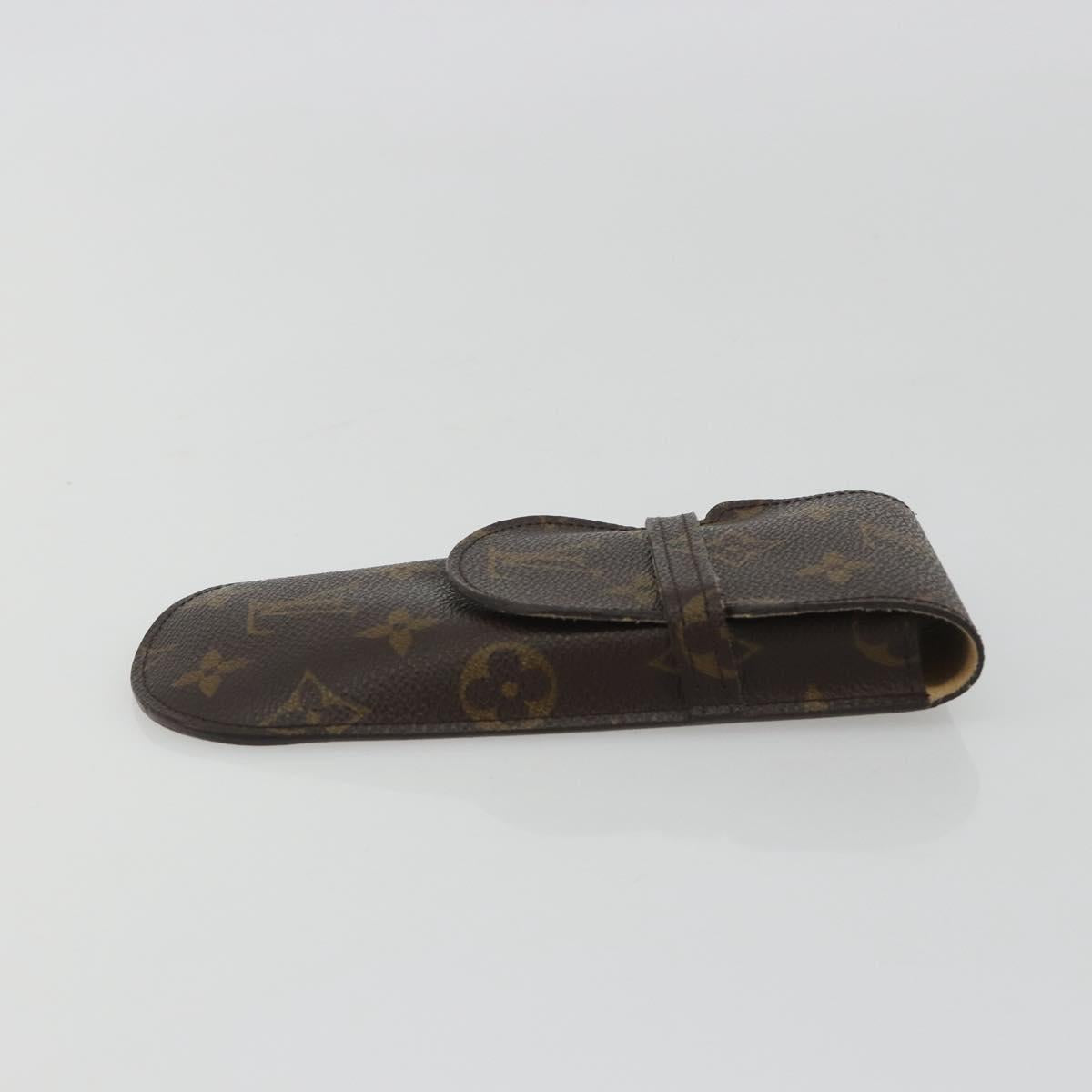 LOUIS VUITTON Monogram Etui a Lunettes Rabat Glasses Case M62970 LV Auth BA14040