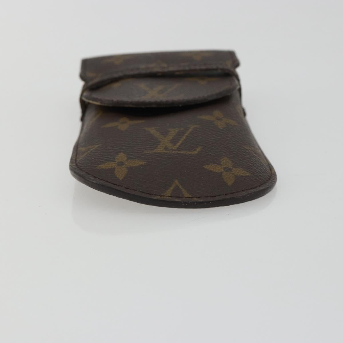 LOUIS VUITTON Monogram Etui a Lunettes Rabat Glasses Case M62970 LV Auth BA14040