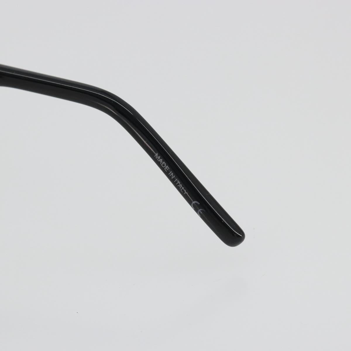 SAINT LAURENT Sunglasses plastic Black Silver Auth BA14043