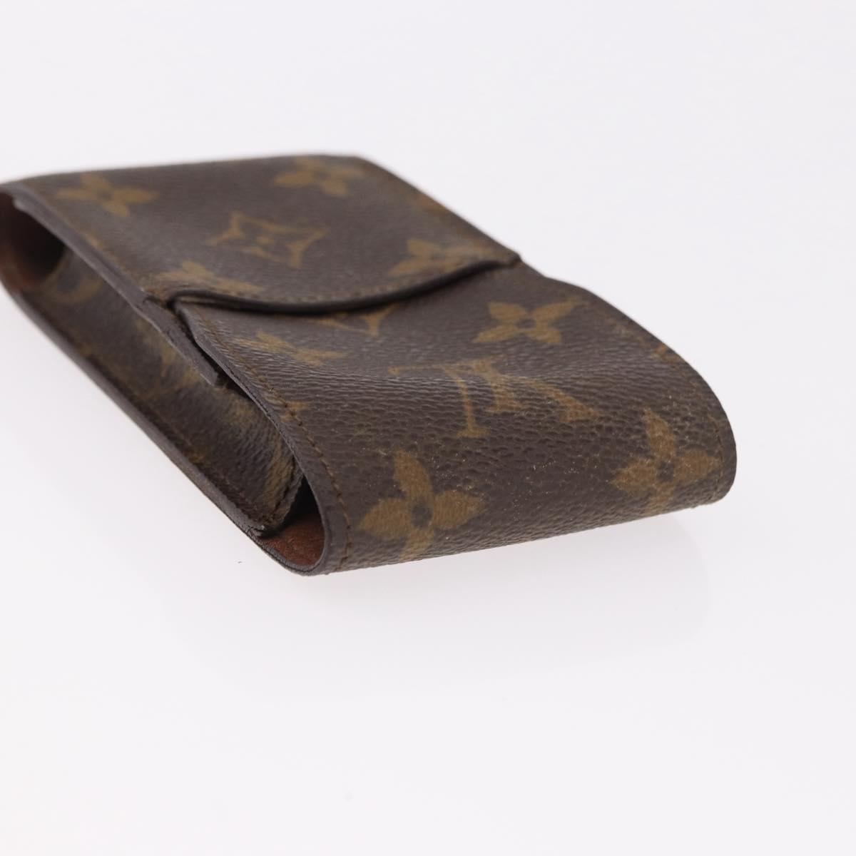 LOUIS VUITTON Monogram Etui Cigarette Case 4 Set LV Auth BA14068