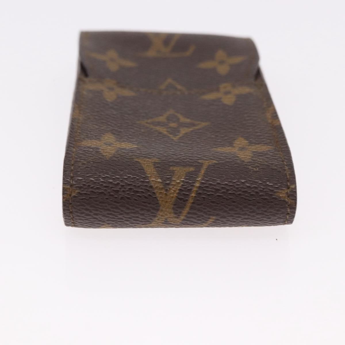LOUIS VUITTON Monogram Etui Cigarette Case 4 Set LV Auth BA14068