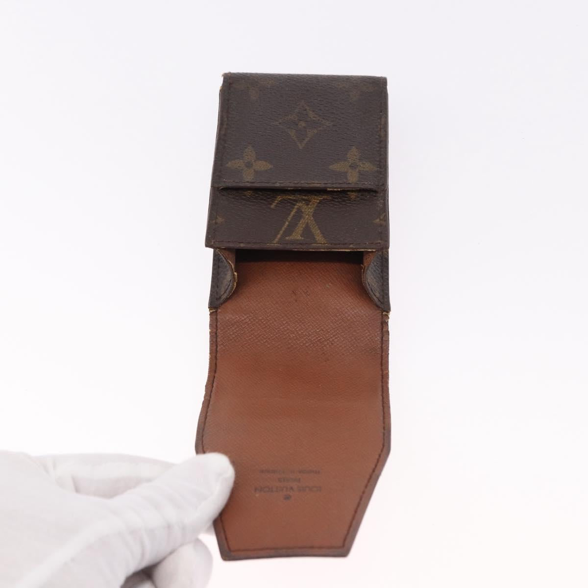 LOUIS VUITTON Monogram Etui Cigarette Case 4 Set LV Auth BA14069