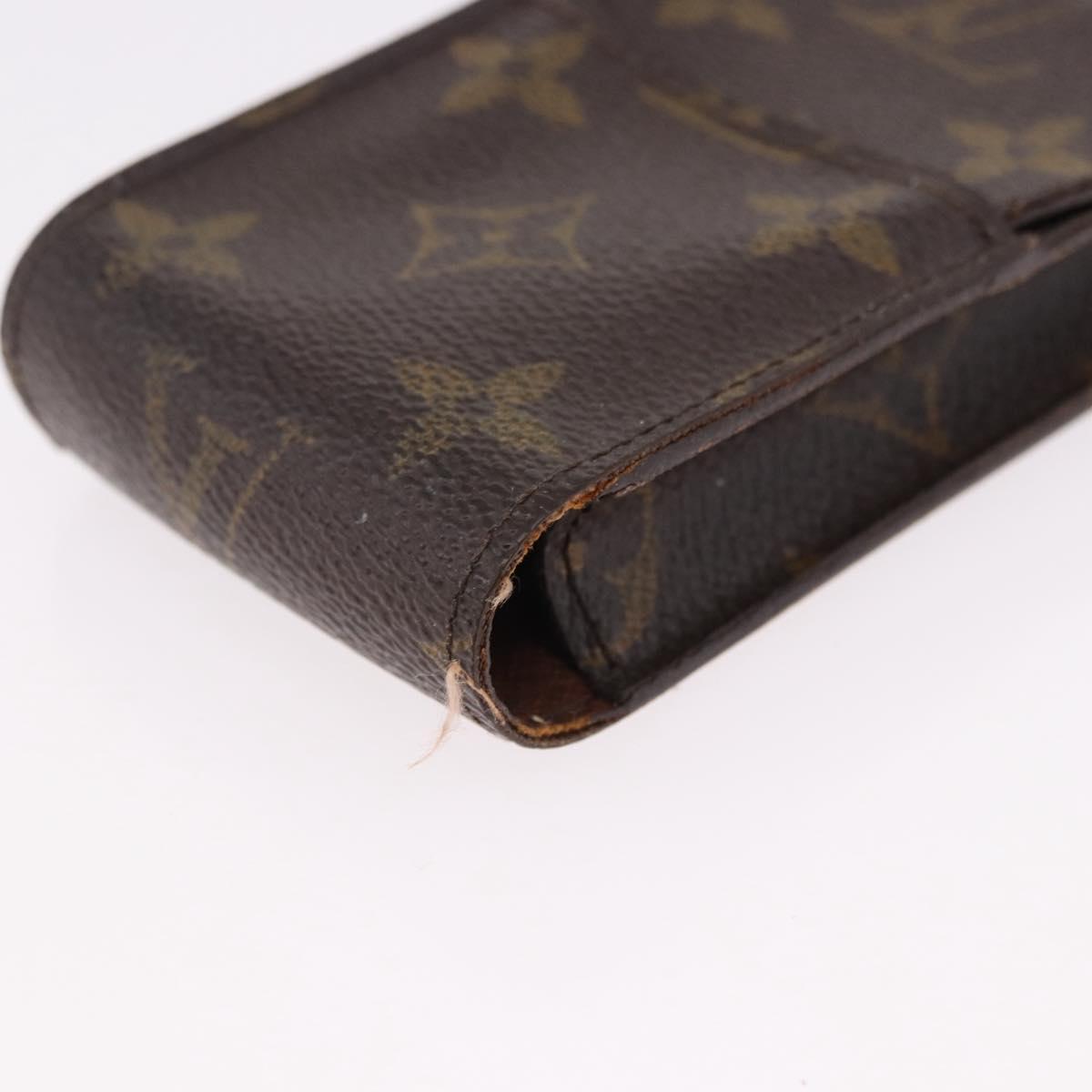 LOUIS VUITTON Monogram Etui Cigarette Case 4 Set LV Auth BA14069