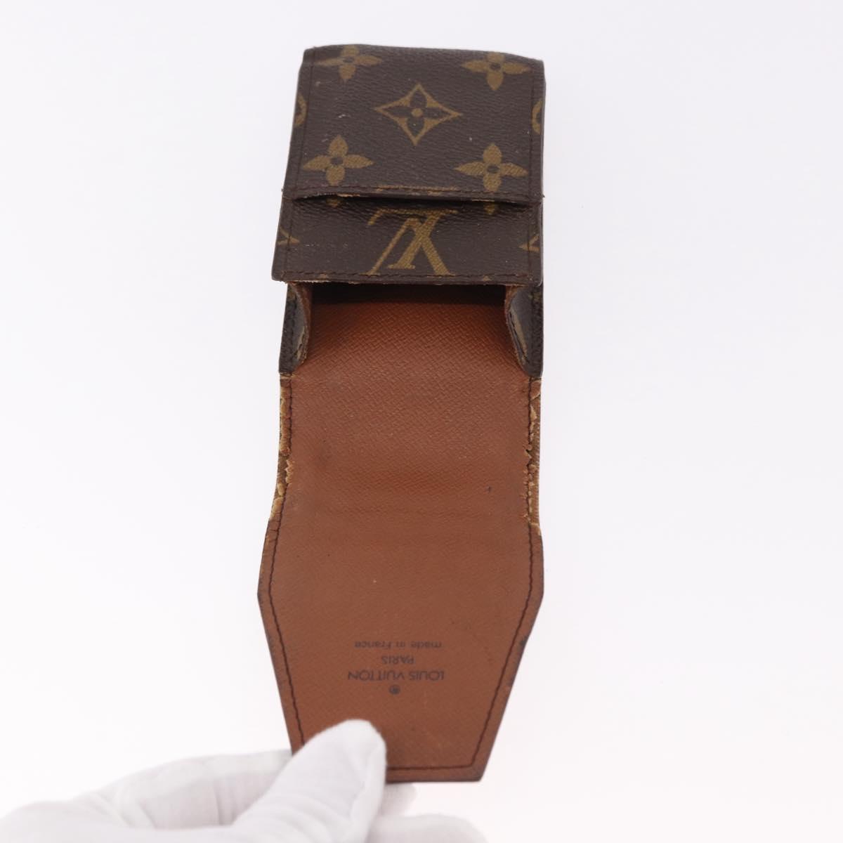 LOUIS VUITTON Monogram Etui Cigarette Case 4 Set LV Auth BA14069