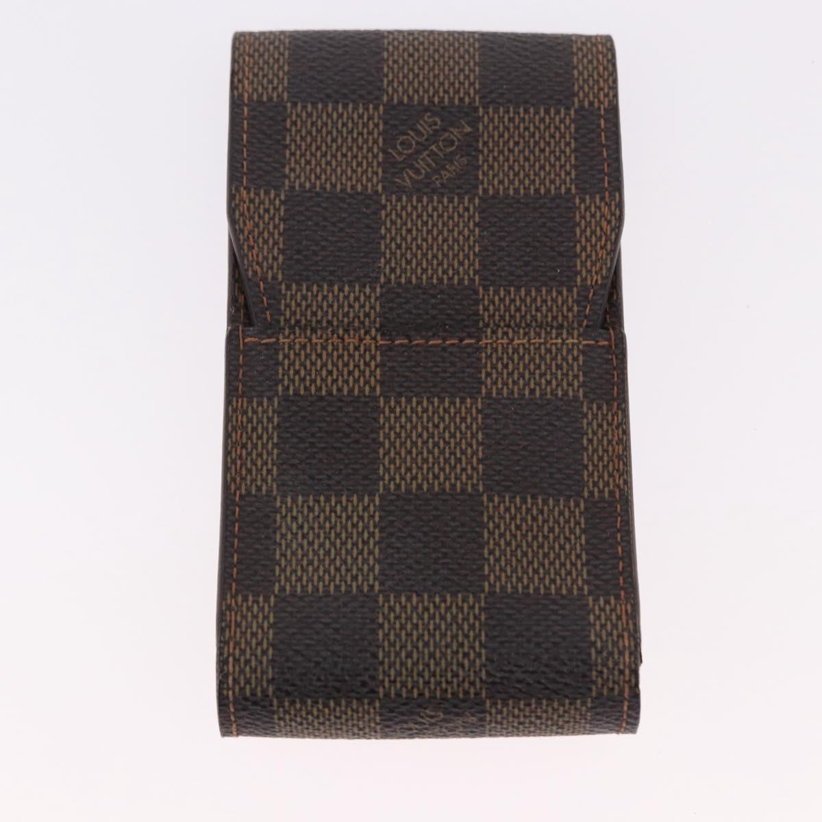 LOUIS VUITTON Etui Cigarette Case Monogram Damier 4 Set LV Auth BA14070