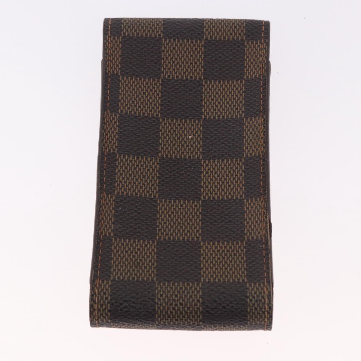 LOUIS VUITTON Etui Cigarette Case Monogram Damier 4 Set LV Auth BA14070