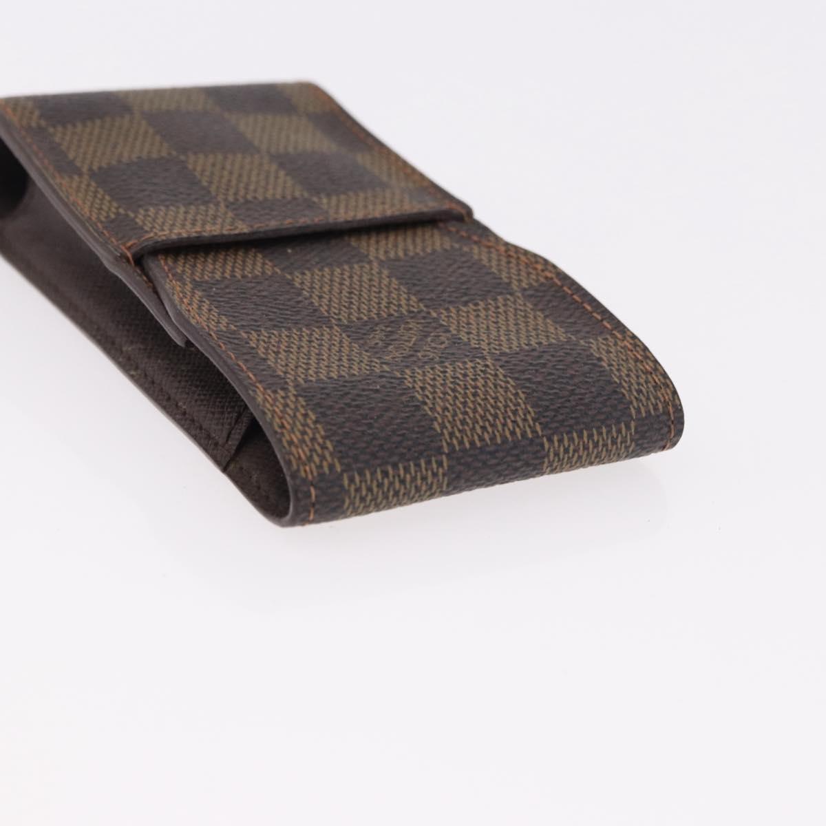 LOUIS VUITTON Etui Cigarette Case Monogram Damier 4 Set LV Auth BA14070
