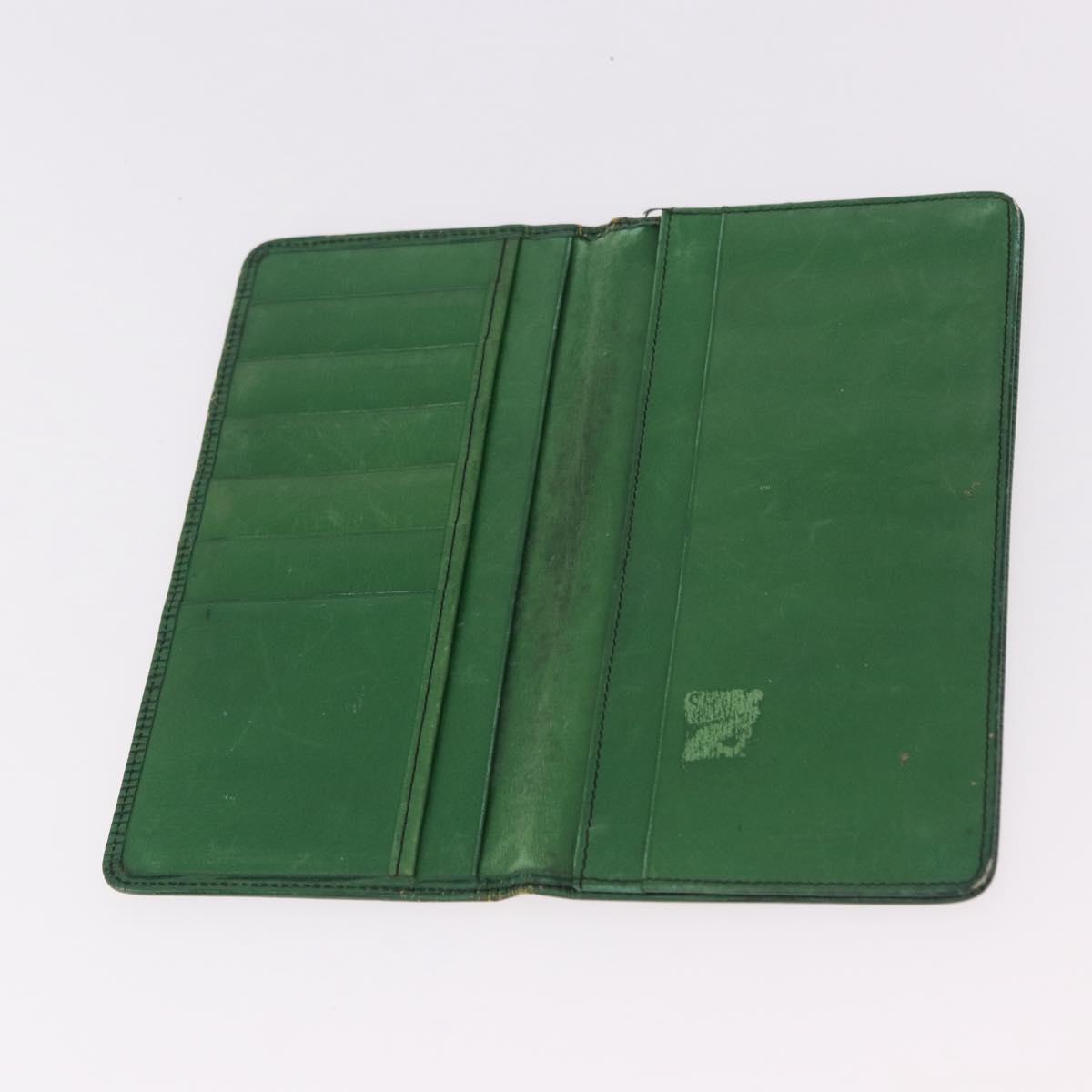 LOUIS VUITTON Epi Wallet 6 Set Black Blue Green LV Auth BA14072
