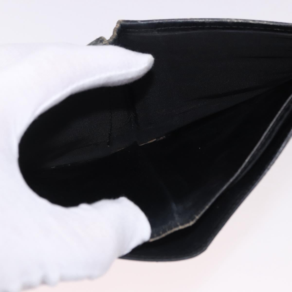 LOUIS VUITTON Epi Wallet 6 Set Black Blue Green LV Auth BA14072