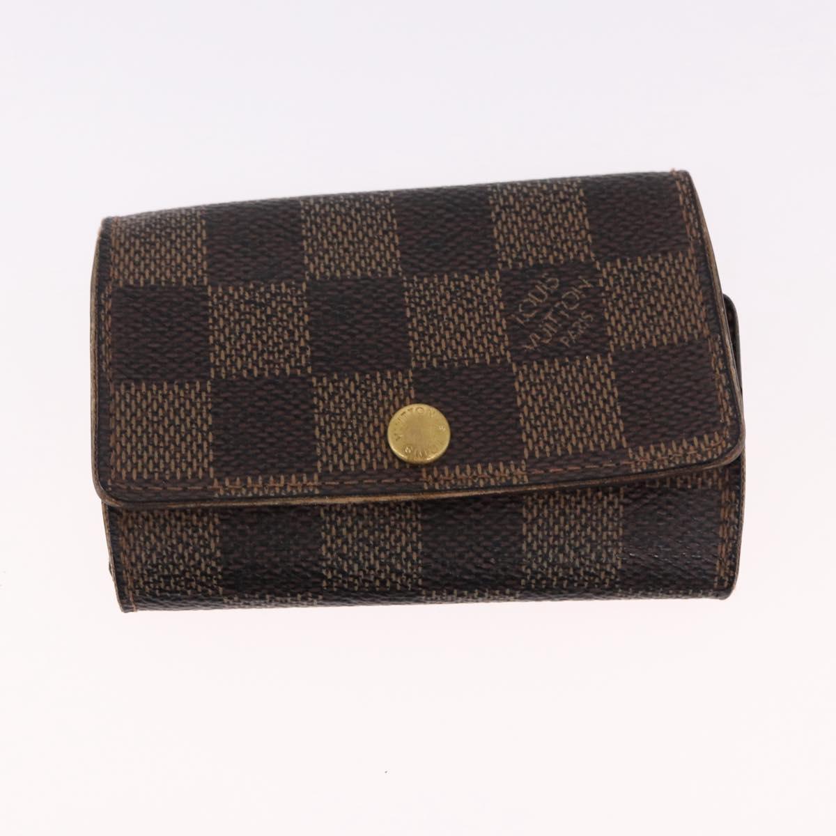 LOUIS VUITTON Monogram Damier Wallet 6 Set LV Auth BA14073