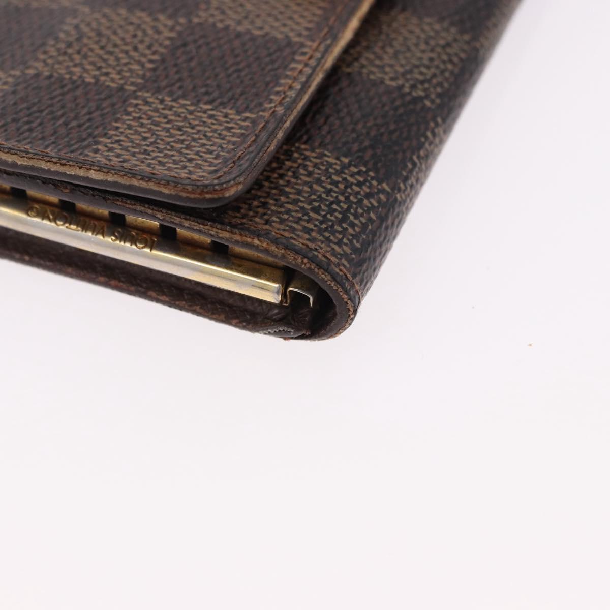 LOUIS VUITTON Monogram Damier Wallet 6 Set LV Auth BA14073