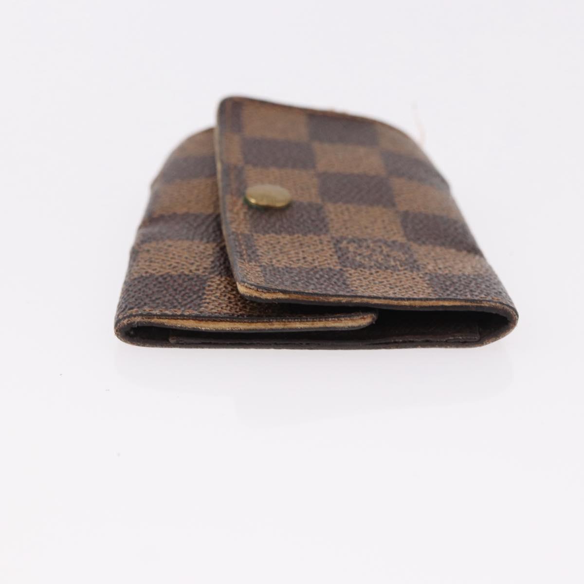 LOUIS VUITTON Monogram Damier Wallet 6 Set LV Auth BA14073