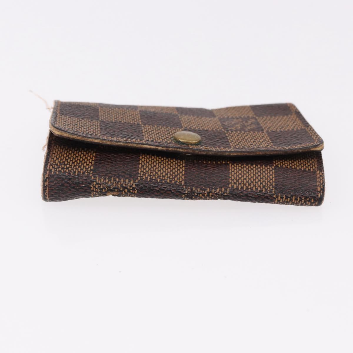 LOUIS VUITTON Monogram Damier Wallet 6 Set LV Auth BA14073