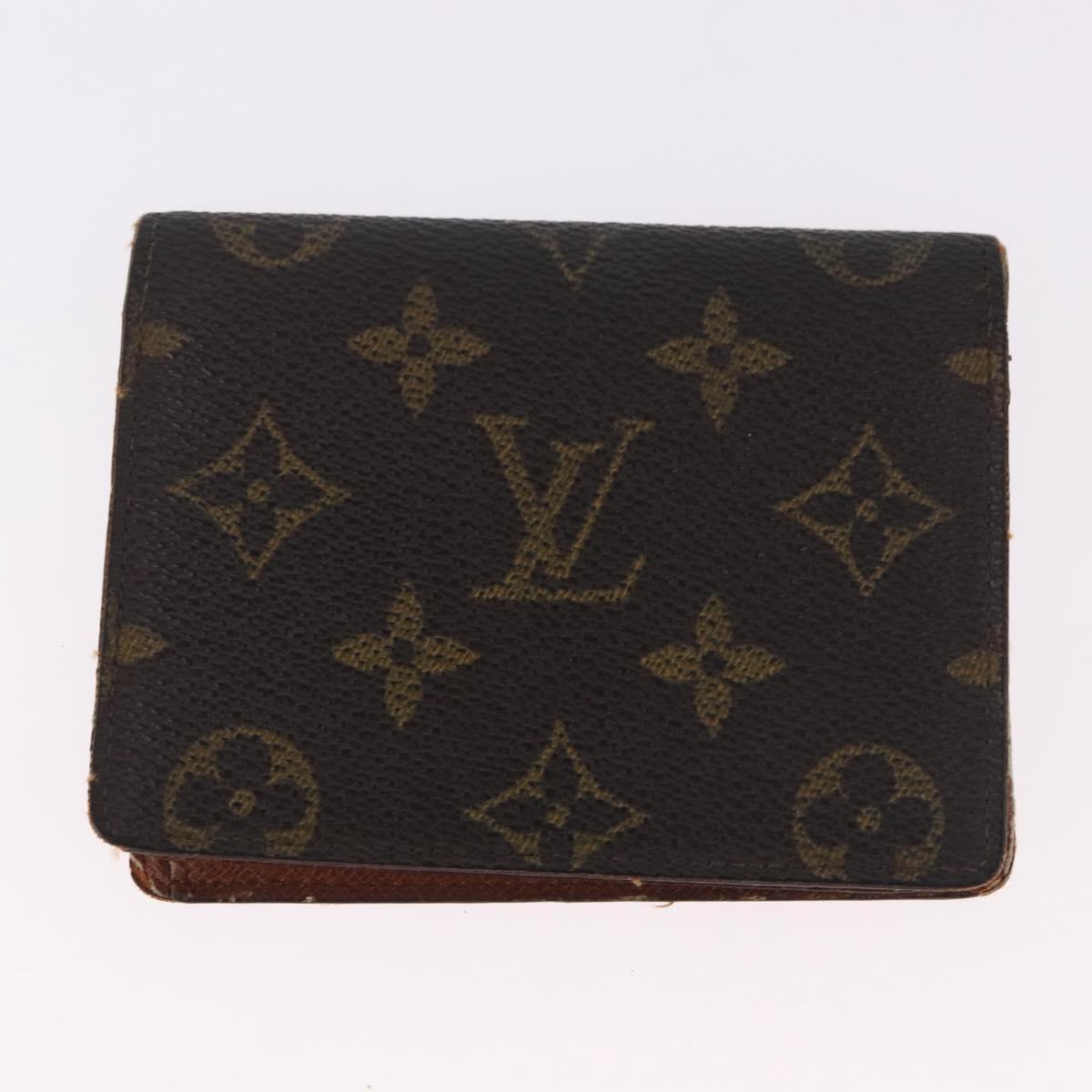 LOUIS VUITTON Monogram Damier Wallet 6 Set LV Auth BA14073