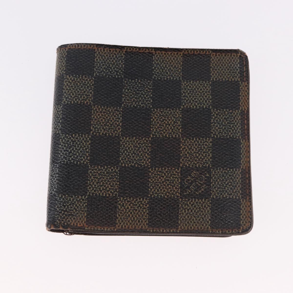 LOUIS VUITTON Monogram Damier Wallet 6 Set LV Auth BA14073
