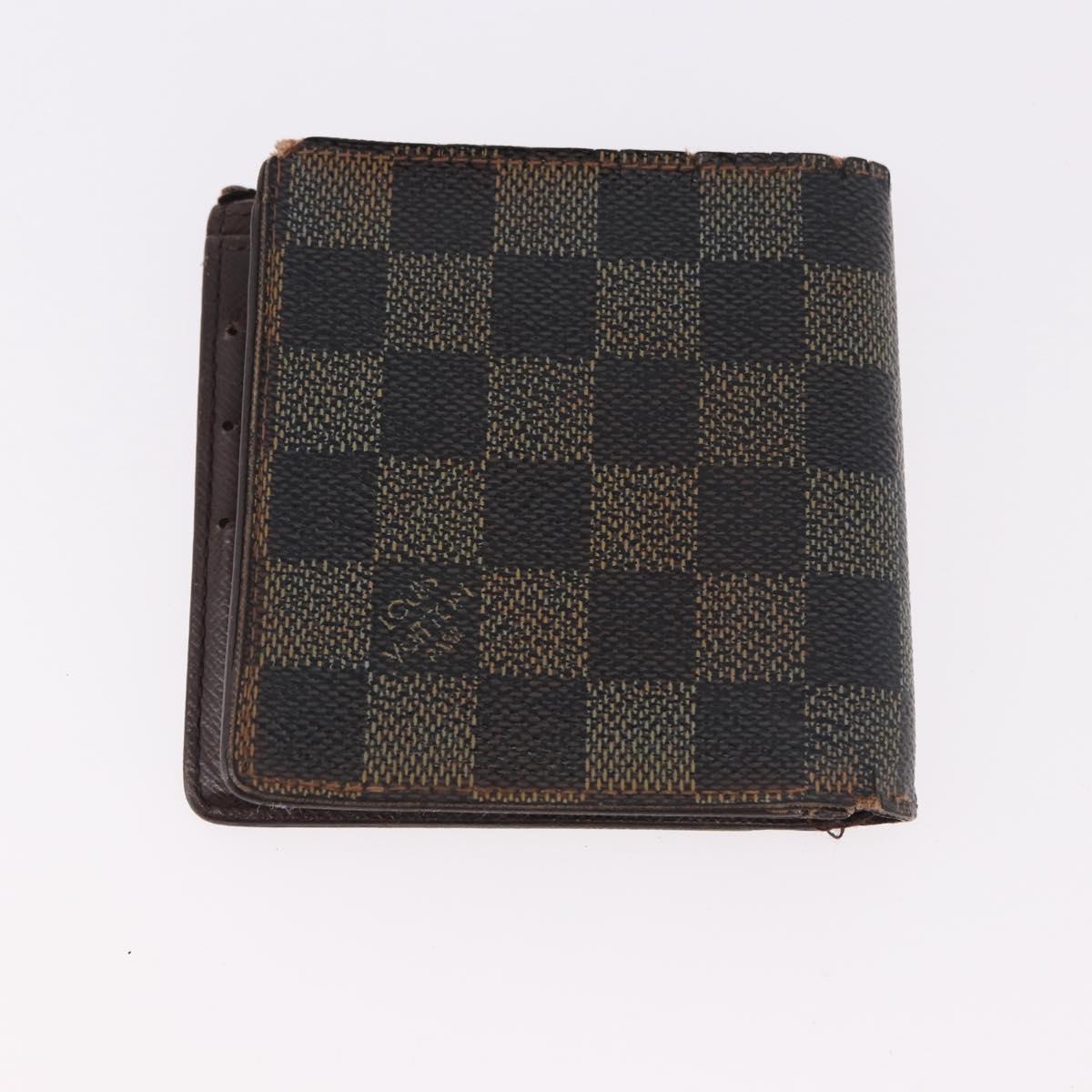 LOUIS VUITTON Monogram Damier Wallet 6 Set LV Auth BA14073