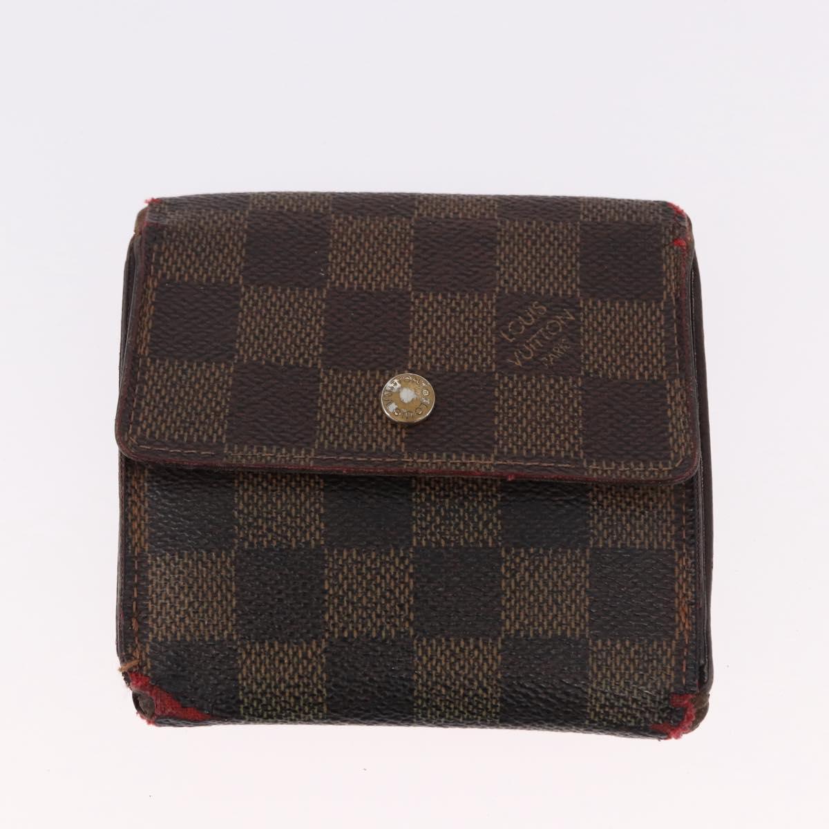 LOUIS VUITTON Monogram Damier Wallet 6 Set LV Auth BA14073