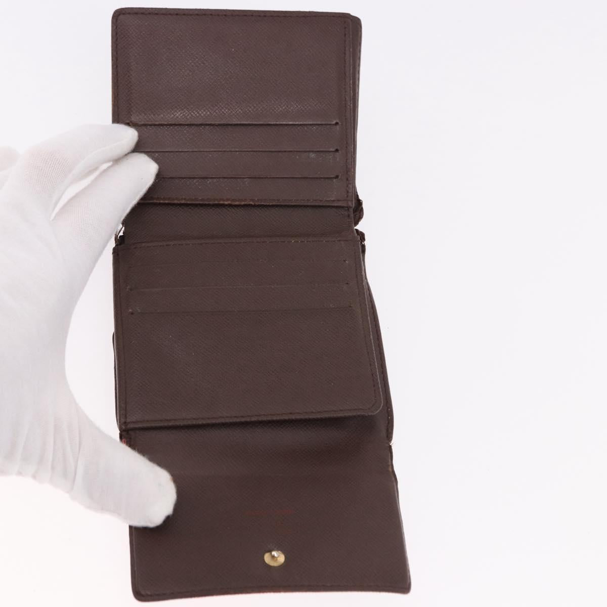 LOUIS VUITTON Monogram Damier Wallet 6 Set LV Auth BA14073