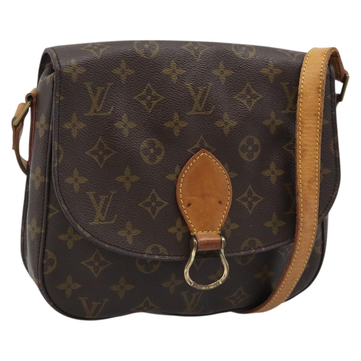 LOUIS VUITTON Monogram Saint Cloud GM Shoulder Bag M51242 LV Auth BA14076