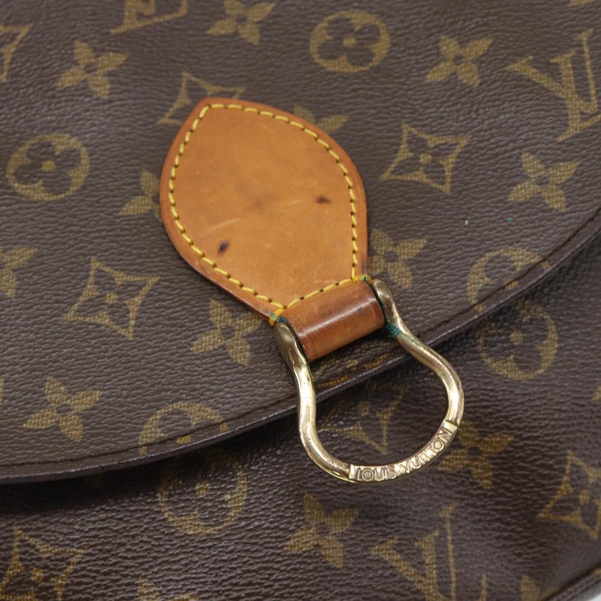 LOUIS VUITTON Monogram Saint Cloud GM Shoulder Bag M51242 LV Auth BA14076