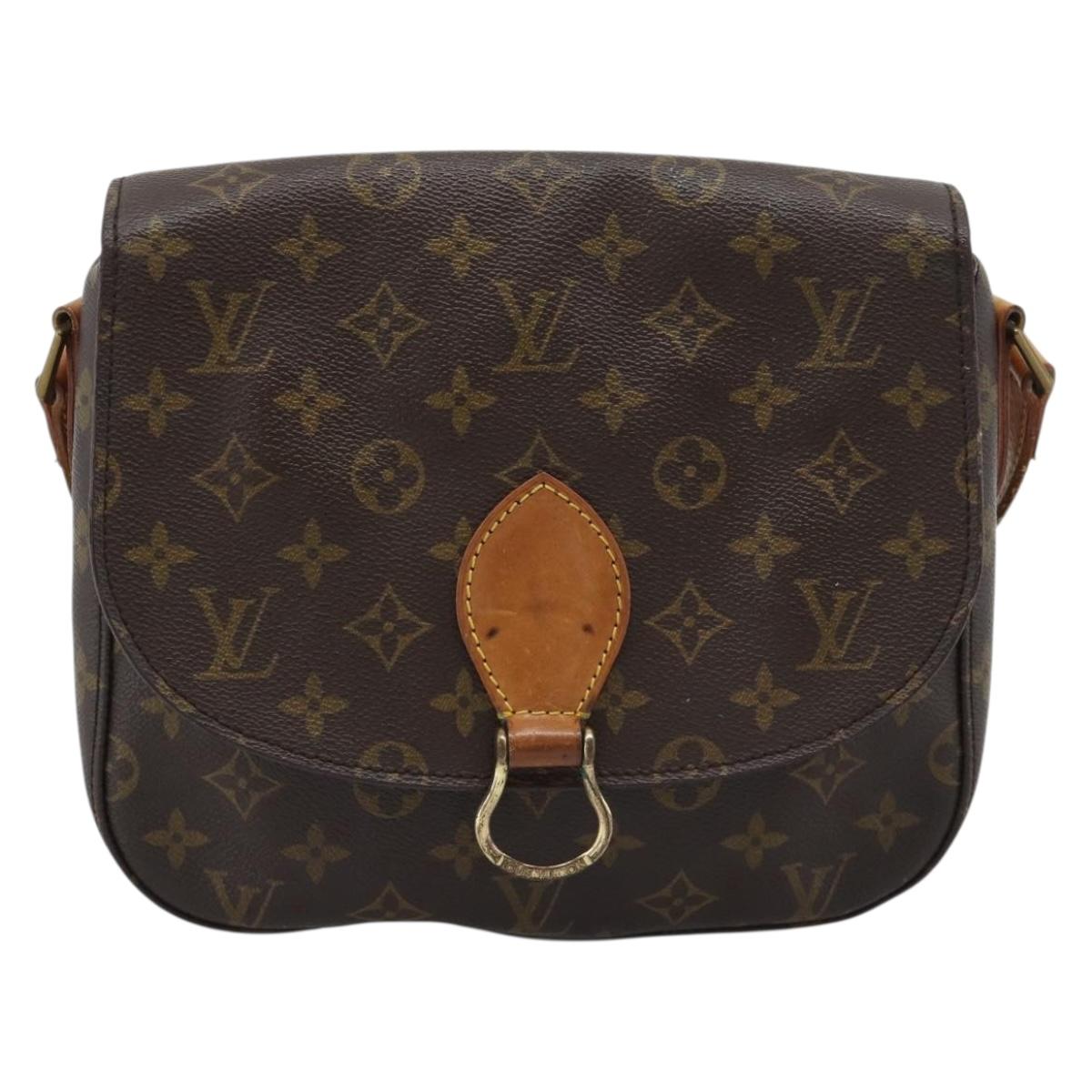 LOUIS VUITTON Monogram Saint Cloud GM Shoulder Bag M51242 LV Auth BA14076