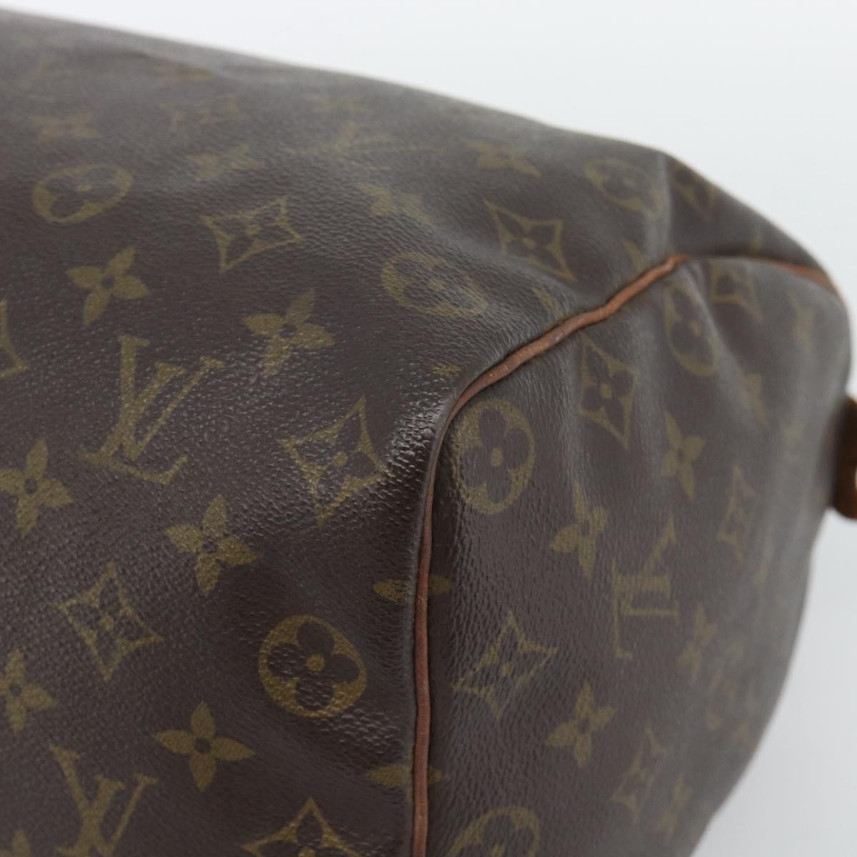 LOUIS VUITTON Monogram Speedy 35 Hand Bag M41524 LV Auth BA14078