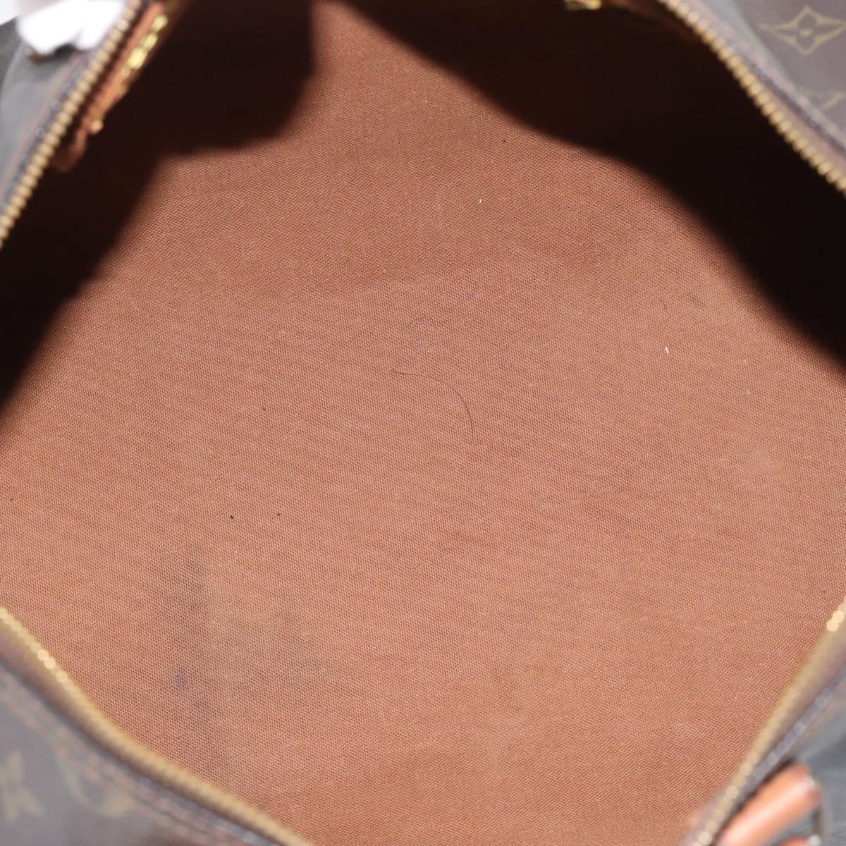 LOUIS VUITTON Monogram Speedy 35 Hand Bag M41524 LV Auth BA14078