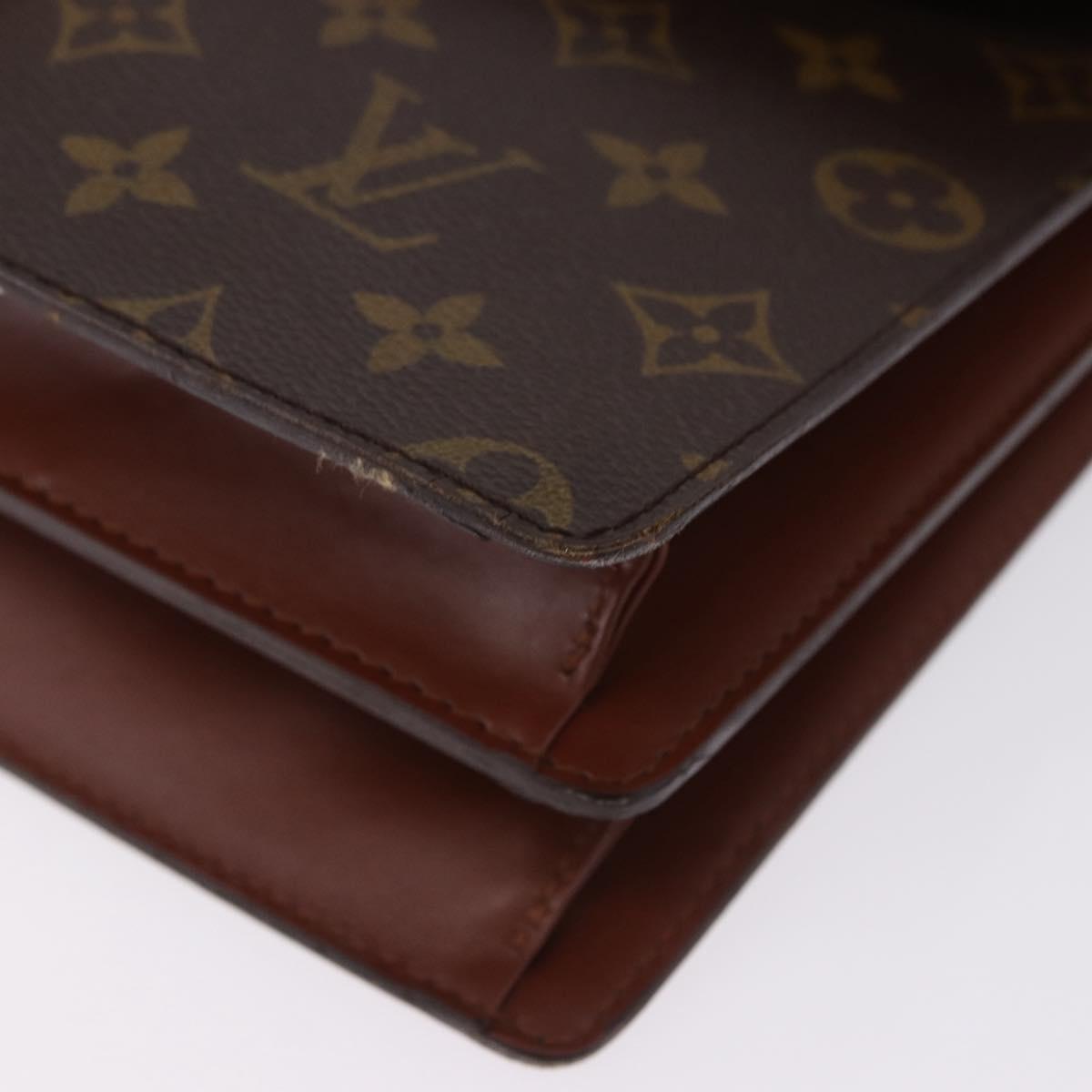 LOUIS VUITTON Monogram Concorde Hand Bag M51190 LV Auth BA14079