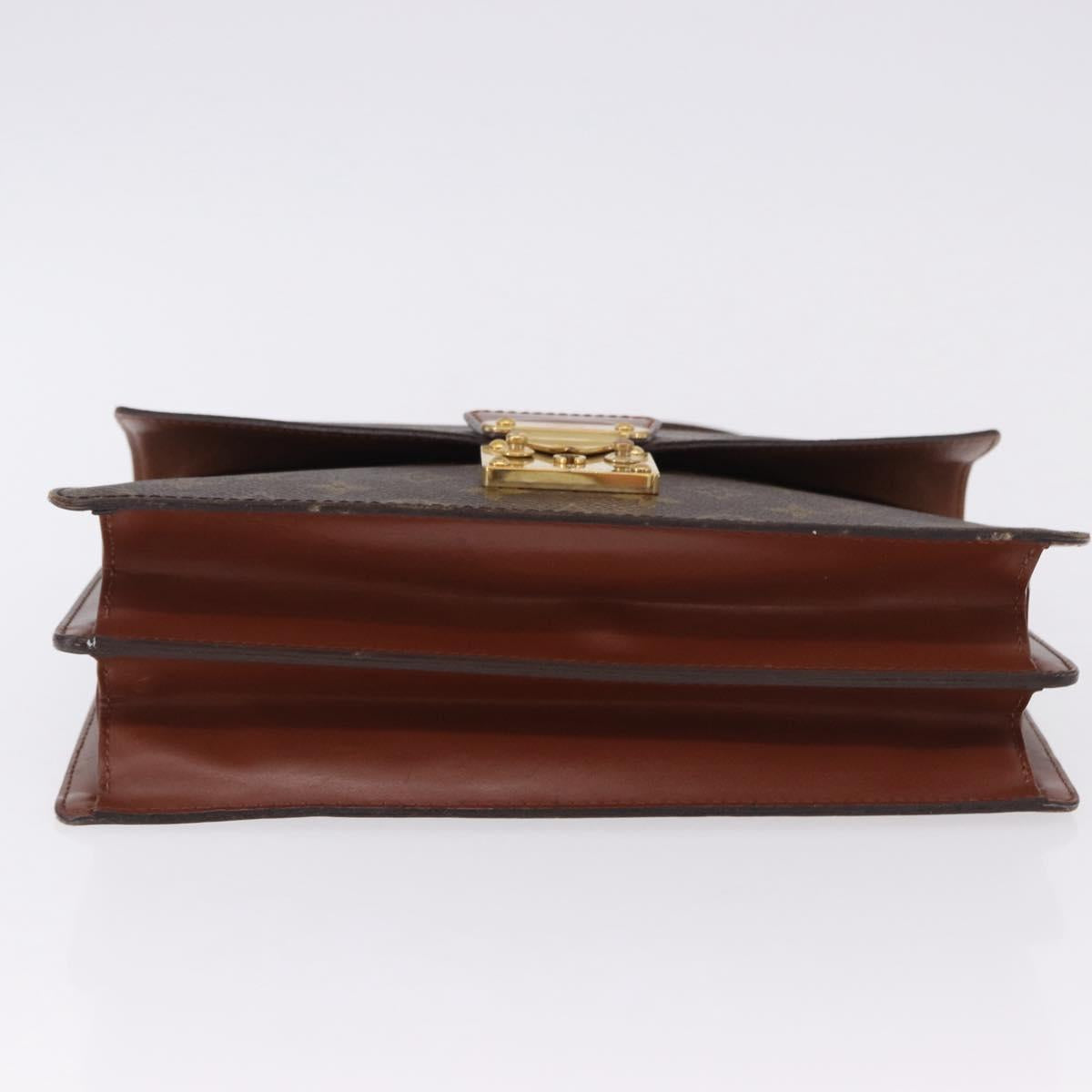 LOUIS VUITTON Monogram Concorde Hand Bag M51190 LV Auth BA14079