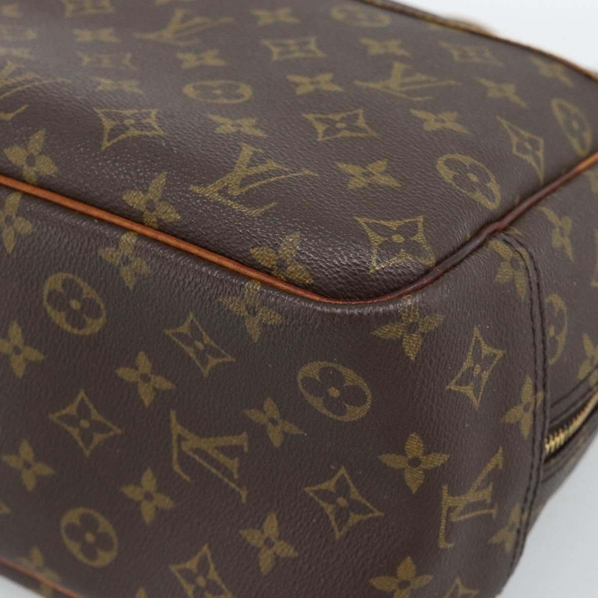 LOUIS VUITTON Monogram Deauville Hand Bag M47270 LV Auth BA14081