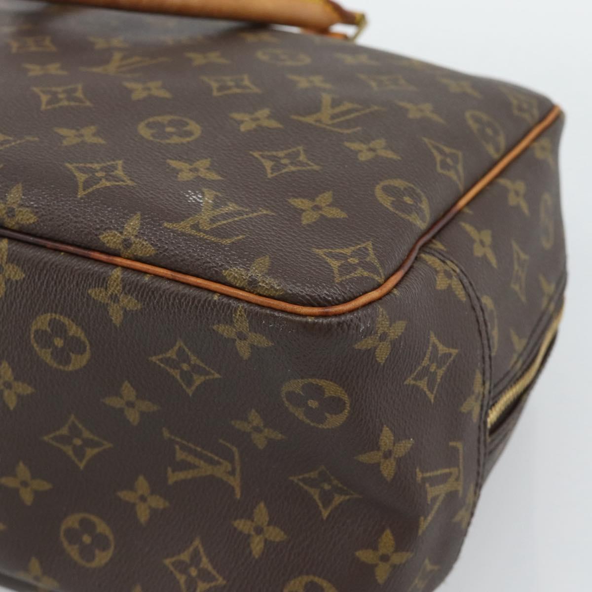 LOUIS VUITTON Monogram Deauville Hand Bag M47270 LV Auth BA14081