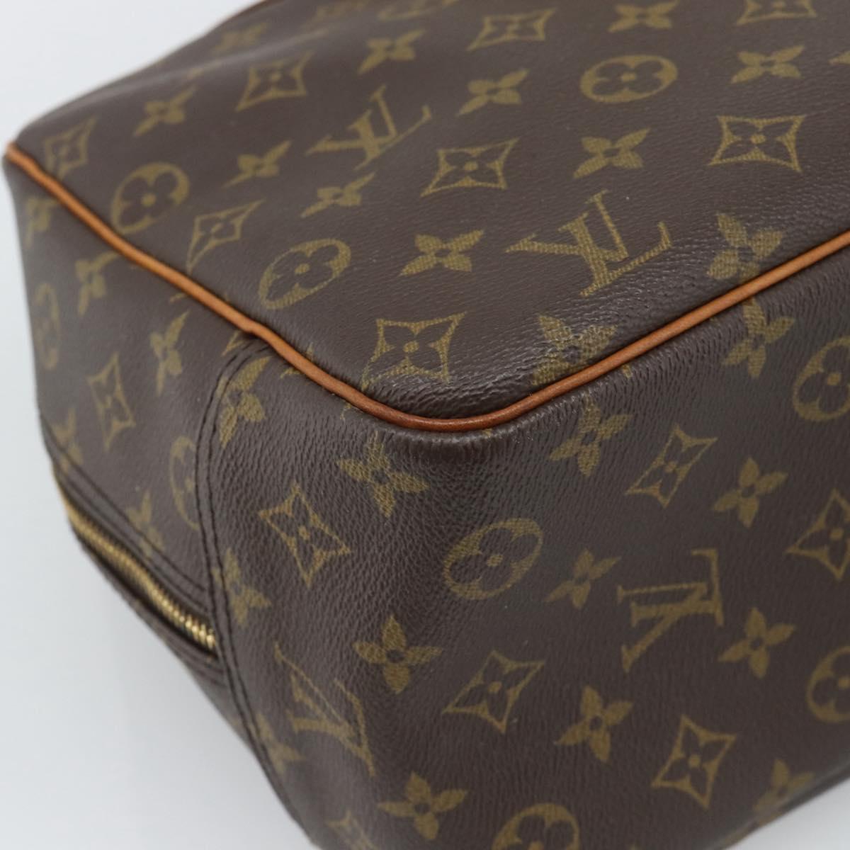 LOUIS VUITTON Monogram Deauville Hand Bag M47270 LV Auth BA14081