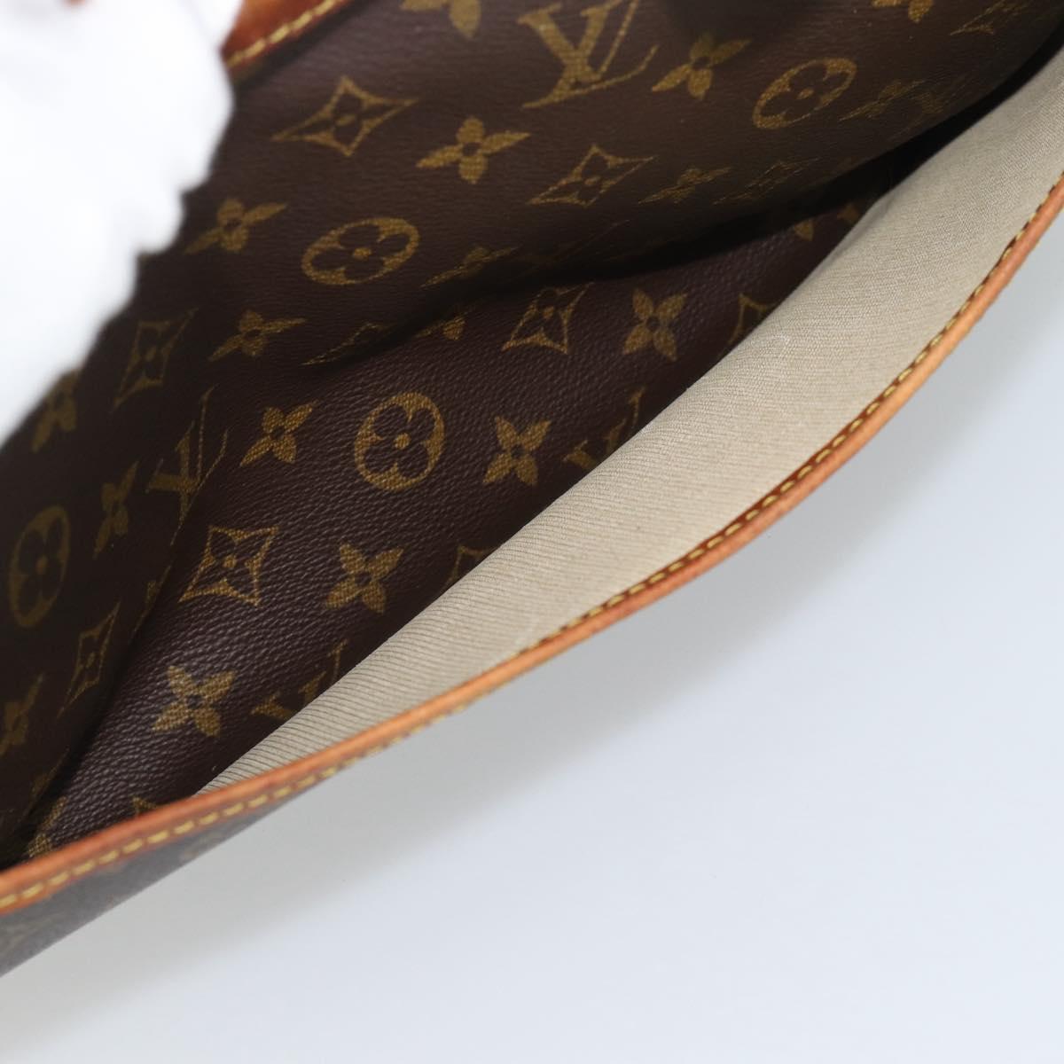 LOUIS VUITTON Monogram Deauville Hand Bag M47270 LV Auth BA14081