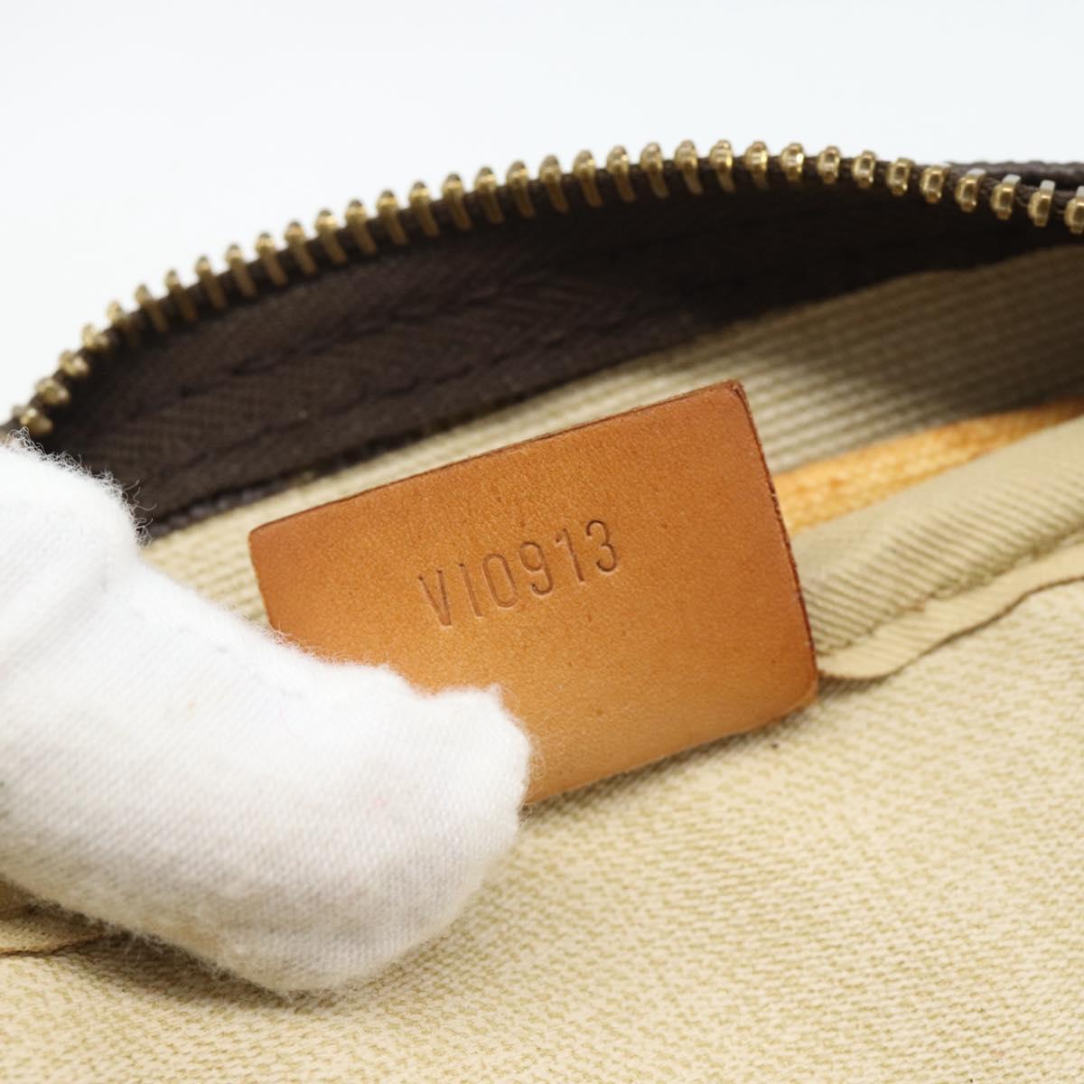 LOUIS VUITTON Monogram Deauville Hand Bag M47270 LV Auth BA14081