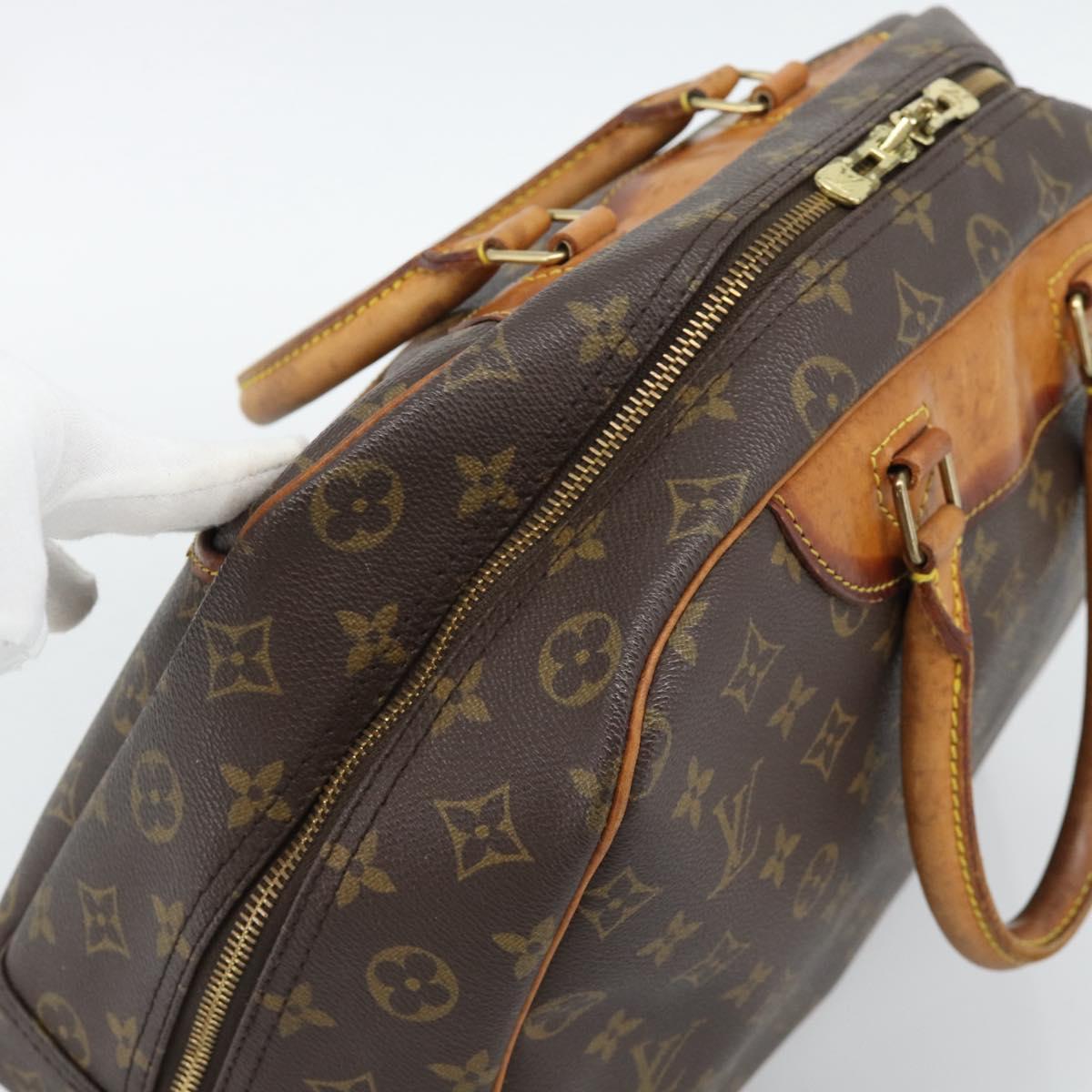 LOUIS VUITTON Monogram Deauville Hand Bag M47270 LV Auth BA14081