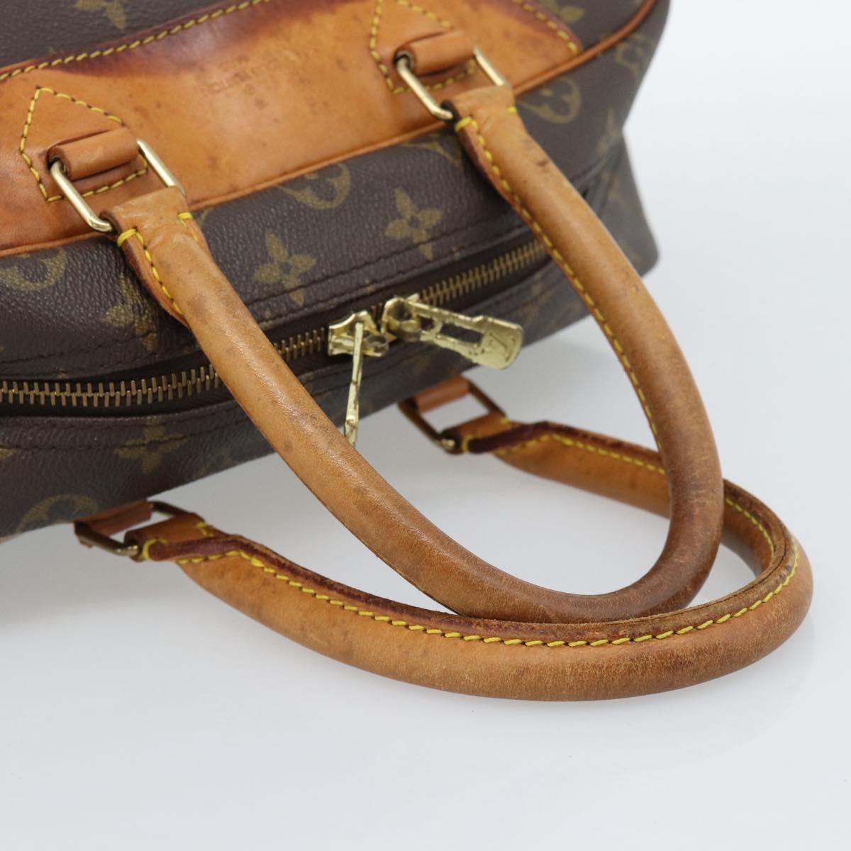 LOUIS VUITTON Monogram Deauville Hand Bag M47270 LV Auth BA14081