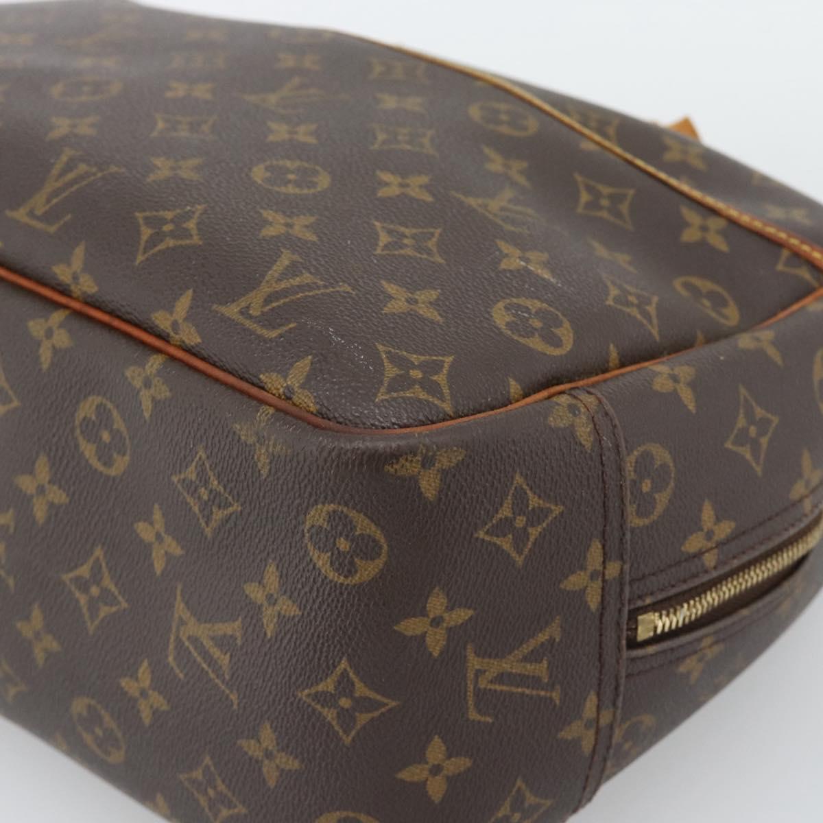 LOUIS VUITTON Monogram Deauville Hand Bag M47270 LV Auth BA14082