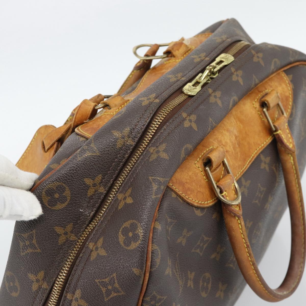 LOUIS VUITTON Monogram Deauville Hand Bag M47270 LV Auth BA14082