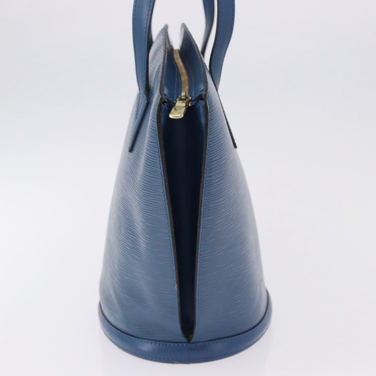 LOUIS VUITTON Epi Saint Jacques Shopping Shoulder Bag Blue M52275 Auth BA14083
